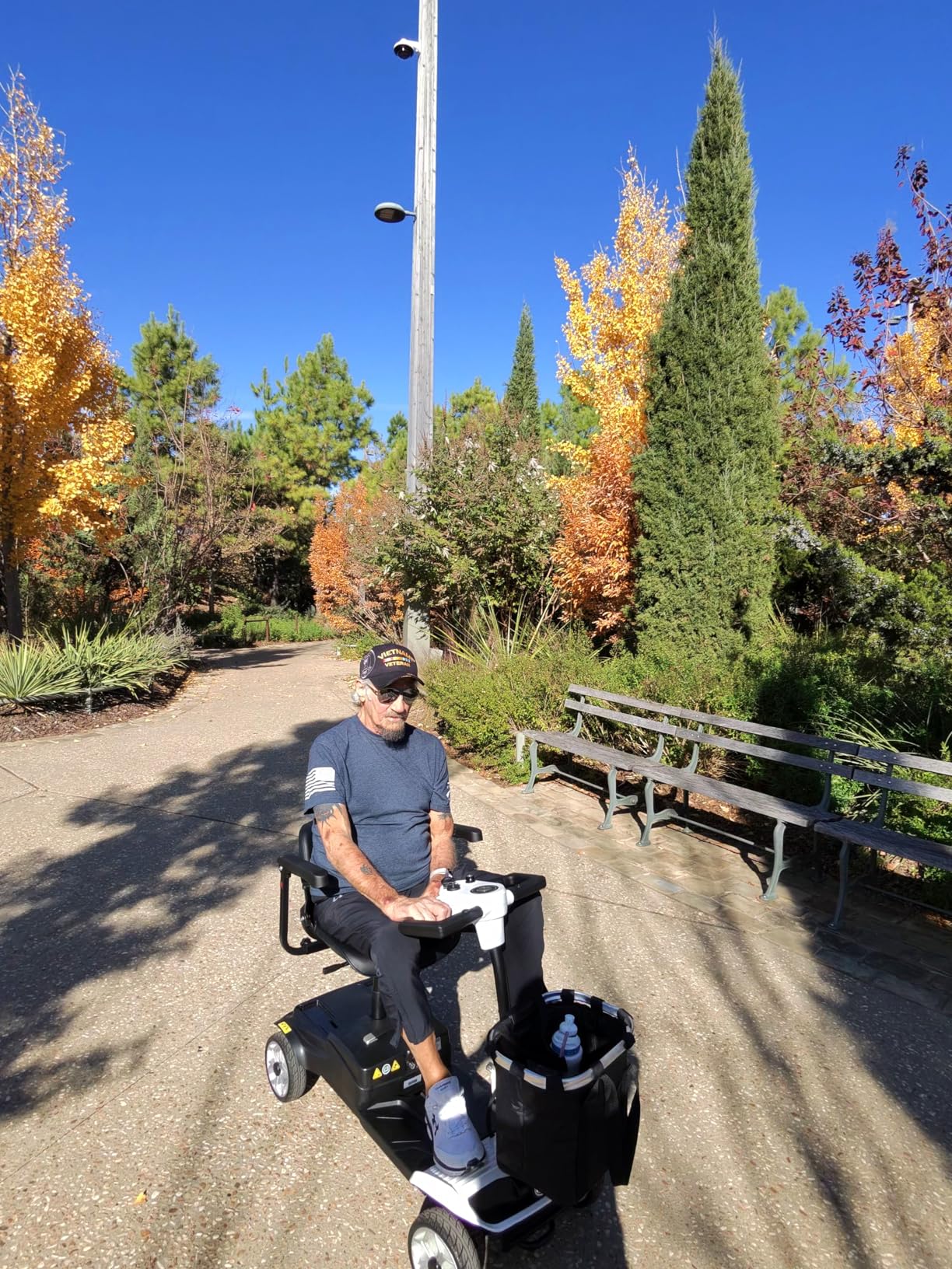 Rover Power 20 using a GoldSeason wheelchair